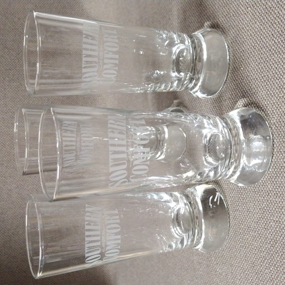 4" Southern Comfort shot glasses